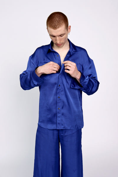 Electric Blue Shirt