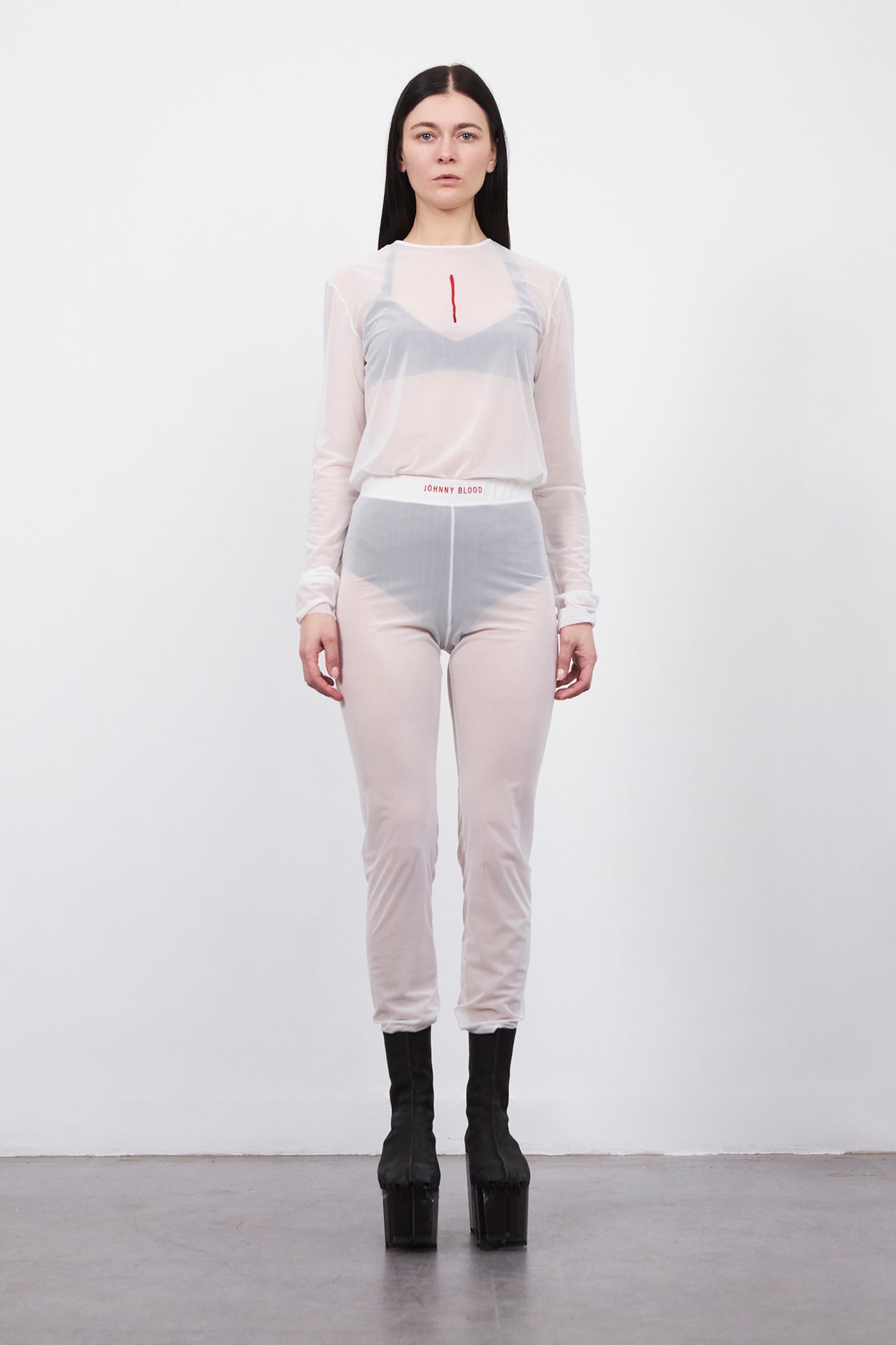 Transparent Legging - White