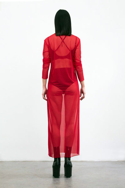 Longsleeve dress - Red