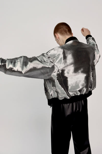 Silver Metal Bomber