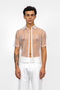 Skin organza shirt