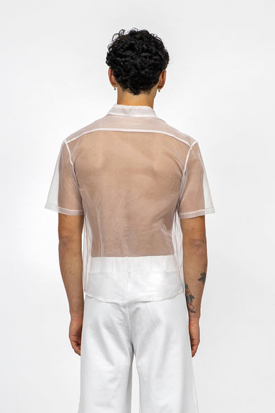 Skin organza shirt