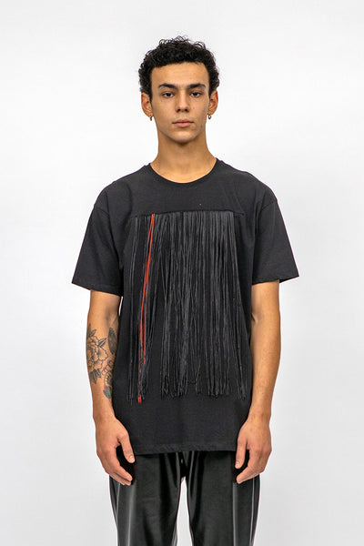 Fringes Tee - Black