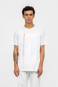 Fringes Tee - White